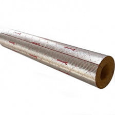 Цилиндр навивной минеральная вата 40/35 L=1м кашированный фольгой ROCKWOOL 100