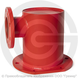 Подставка пожарная односторонняя фланцевая ППОФ стальная Ду-125 Ру-10 КЗСД