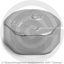 Заглушка латунная ВР (ВН) Ду-15 (1/2") никель Aquasfera