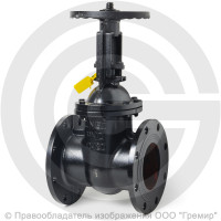 Задвижка чугунная фланцевая Ду-200 Ру-10 (Т<225°С) 30ч6бр Китай