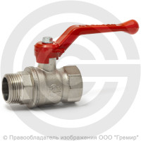 Кран латунный Ду-20 (3/4") Ру-40 ВР-НР (ВН-НАР) никель рычаг VALFEX 11Б27фт1М Кран латунный Ду-20 (3/4") Ру-40 ВР-НР (ВН-НАР) никель рычаг VALFEX 11Б27фт1М