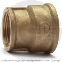 Муфта латунная переходная ВР (ВН) Ду 32-25 (1 1/4"-1") VALFEX