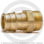 Муфта латунная для PE-X труб Дн 40-1 1/4" НР (НАР) РОС GX107ACY067