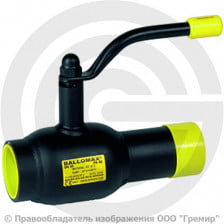 Кран стальной резьба-сварка Ду-10 (3/8") Ру-40 L=138мм Broen Ballomax КШТ 60.101.010