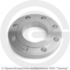 Фланец плоский нержавеющий 12х18н10т 1-100-25 ГОСТ 12820, Ру-25, Ду-100