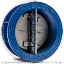 Клапан обратный двухстворчатый чугунный межфланцевый Ду-300 Ру-16 (Т<130°С) ств чугун Китай