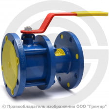 Кран стальной фланцевый Ду-150 Ру-16 L=280мм полнопроходной МАРШАЛ 11с67п СФ.00.1.016.150