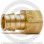 Муфта латунная для PE-X труб Дн 32-1/2" ВР (ВН) РОС
