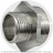 Ниппель латунный переходной НР (НАР) Ду 25-20 (1&quot;-3/4&quot;) никель SantechSystems