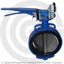 Затвор чугунный поворотный фланцевый Ду-150 Ру-16 из чугуна EPDM с чугунным диском ABRA BUV-FL226