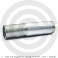 Сгон стальной оцинкованный удлиненный L=150мм Ду-20 (3/4") без комплекта КАЗ