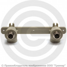 Планка PP-R монтажная серая НР (НАР) Дн 20-1/2" VALFEX