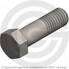 Болт нержавеющий A2 М16х40 DIN 933