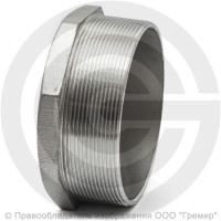 Заглушка нержавеющая AISI 304 6-ти гранная НР (НАР) Ду-100 (4") Заглушка нержавеющая AISI 304 6-ти гранная НР (НАР) Ду-100 (4")