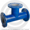 Тройник фланцевый ТФ Ду 250-250 (L=600-300) ВЧШГ с ЦПП цинк+AL ГОСТ ISO 2531-2012
