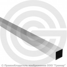 Труба 40х40х1,5 нержавеющая AISI 304 профильная зеркальная (полированная) EN 10219-2