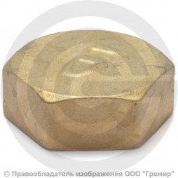 Заглушка латунная ВР (ВН) Ду-15 (1/2") LD