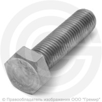 Болт нержавеющий A2 М16х60 DIN 933