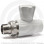 Кран PP-R Дн 20-1/2" НР (НАР) прямой для радиатора белый Pro Aqua