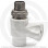 Кран PP-R Дн 20-1/2" НР (НАР) прямой для радиатора белый Pro Aqua