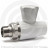 Кран PP-R Дн 25-3/4&quot; НР (НАР) прямой для радиатора белый Pro Aqua