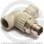 Кран PP-R Дн 25-3/4" НР (НАР) угловой для радиатора серый Pro Aqua