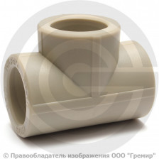 Тройник PP-R переходной серый внутренняя пайка Дн 25-20-20 VALFEX