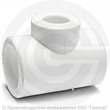Тройник PP-R переходной белый внутренняя пайка Дн 75-32-75 RTP (РосТурПласт)