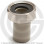 Штуцер PP-R комбинированный серый с накидной гайкой Дн 20-3/4" VALFEX