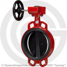 Затвор дисковый поворотный межфланцевый с редуктором Ду-800 Ру-16 EPDM с чугунным диском АДЛ Гранвэл ЗПВС-FLN(W)-MDV-E