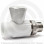 Клапан запорный (вентиль) PP-R белый Дн 25-3/4" Ру-25 НР (НАР) прямой для радиатора RTP (РосТурПласт)