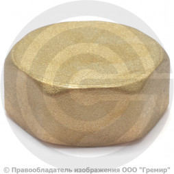 Заглушка латунная ВР (ВН) Ду-4 (1/8") STOUT