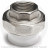 Муфта PP-R комбинированная разъемная белая ВР (ВН) Дн 25-1/2&quot; VALFEX